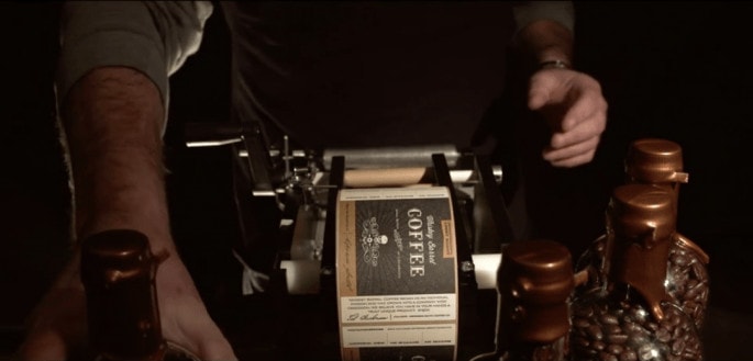 WHISKY BARREL COFFEE - SCREEN SHOT - LABEL