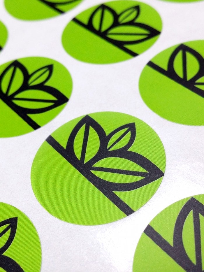 Plastic label+Matte laminate