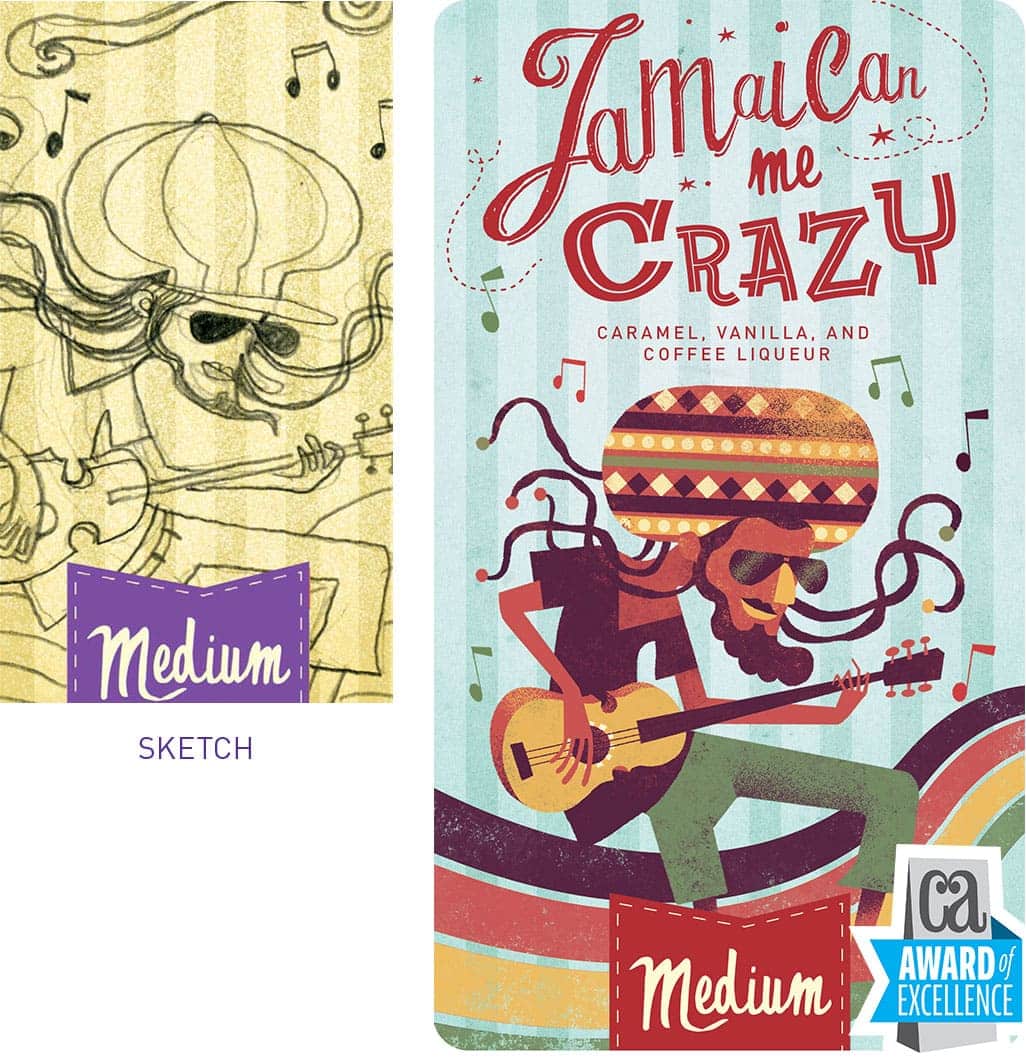 Gwen Keraval for Jamaican Me Crazy - sketch