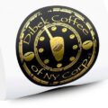 Silver PET Custom Coffee Label