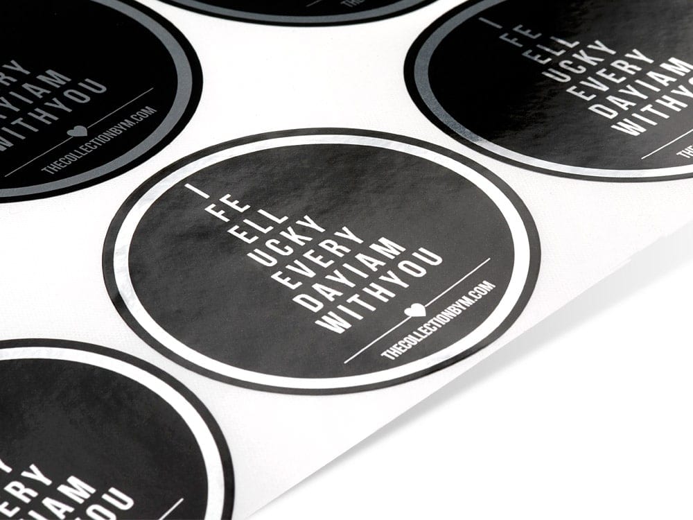 Custom Foil Labels Free Shipping Proofing Inkable Label Co 