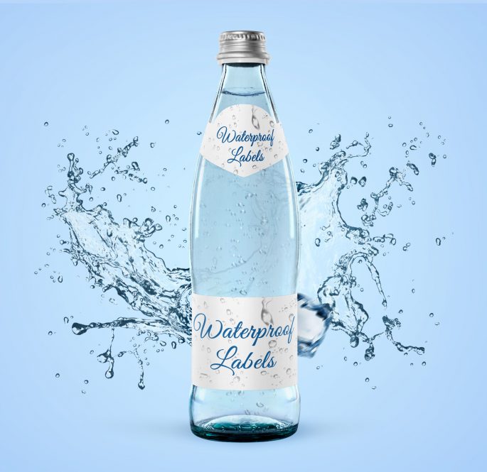 waterproof label materials for products exposed to water, moisture, condensation