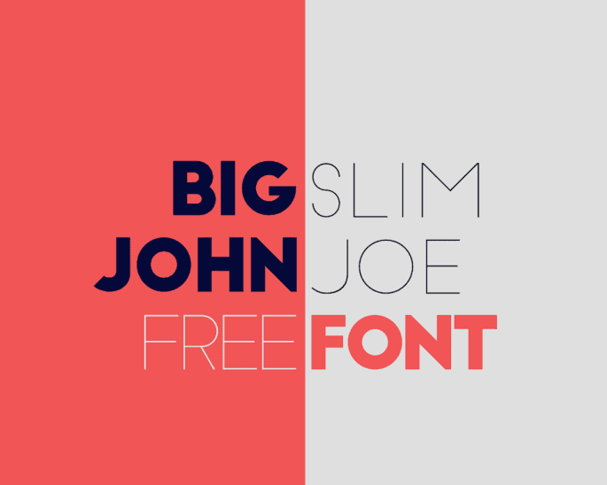 Big John Slim Joe Free Font - Inkable Label Co Free Packaging Design Resource