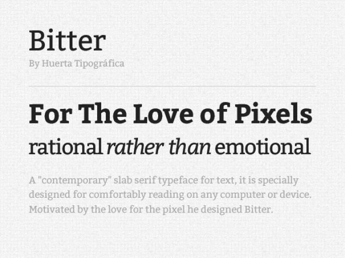 Bitter Free Font - Inkable Label Co Free Packaging Design Resource