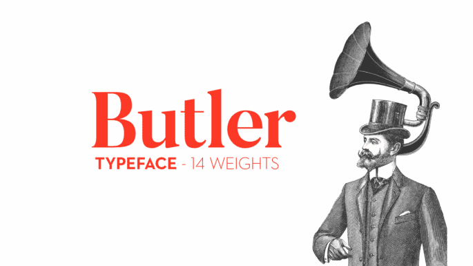 Butler Free Font - Inkable Label Co Free Packaging Design Resource