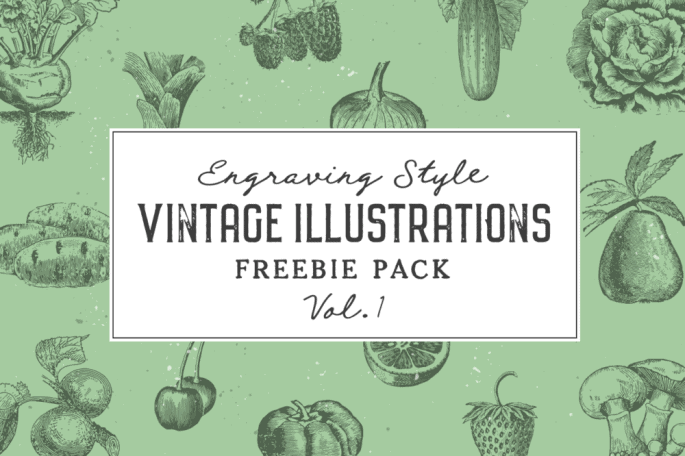 Cover Photo - Free Vintage Illustrations - Inkable Label Co Packaging Design Free Resources