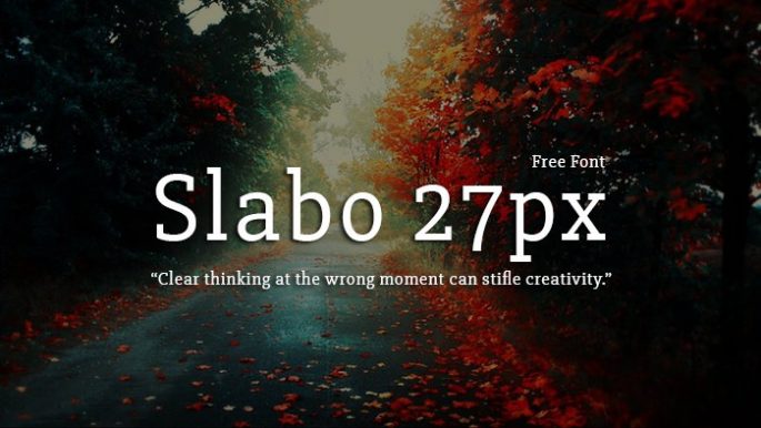 Slabo Free Font - Inkable Label Co Free Packaging Design Resource