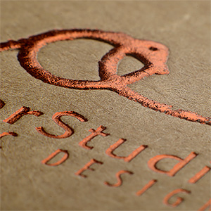 Foil Stamp with Embossing