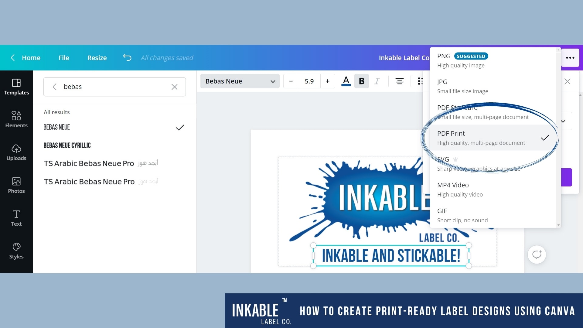 How to Create Print-Ready Designs in Canva Step 10