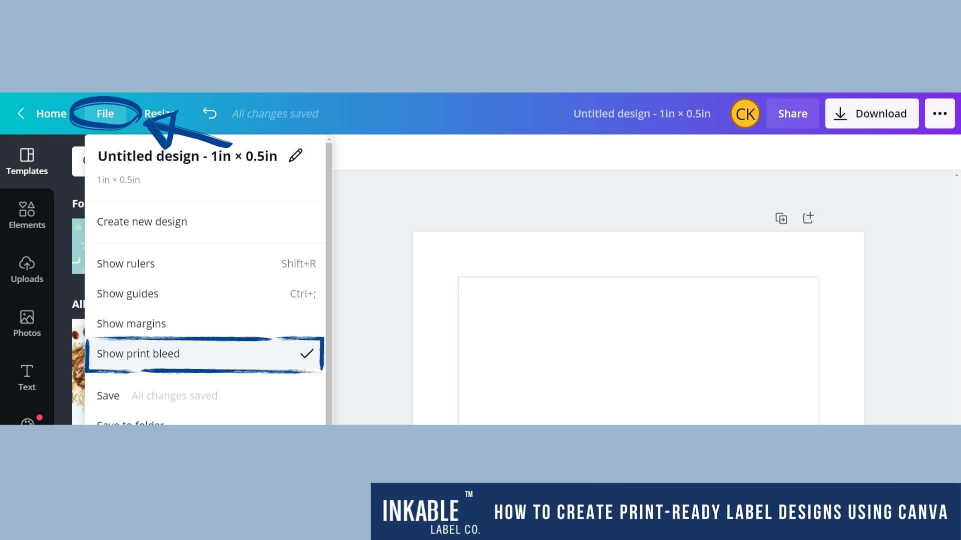 How to Create Print-Ready Designs in Canva Step 3