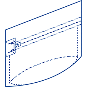 Flat Pouch Latch