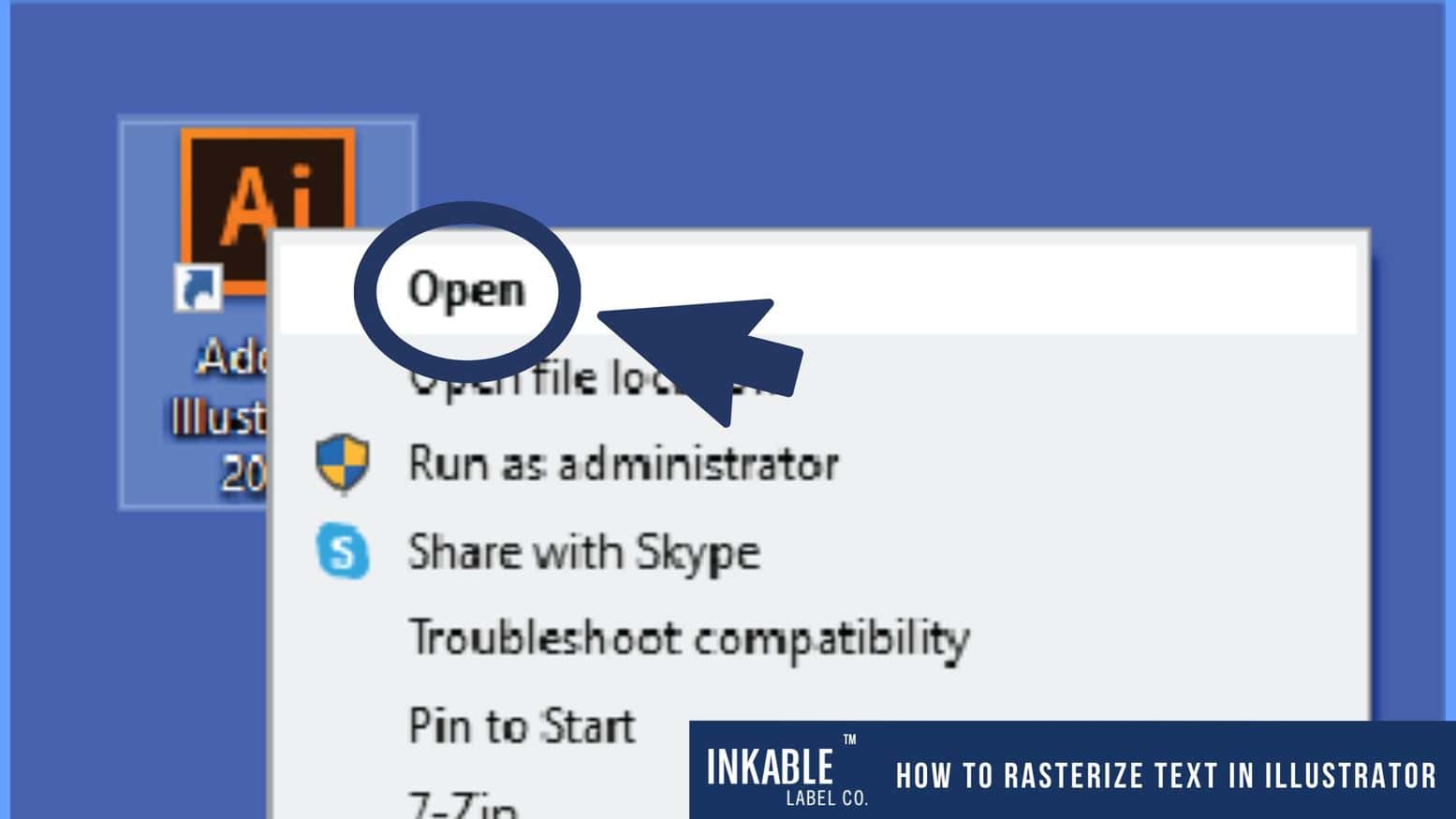 Step 1 - Open your Illustrator application