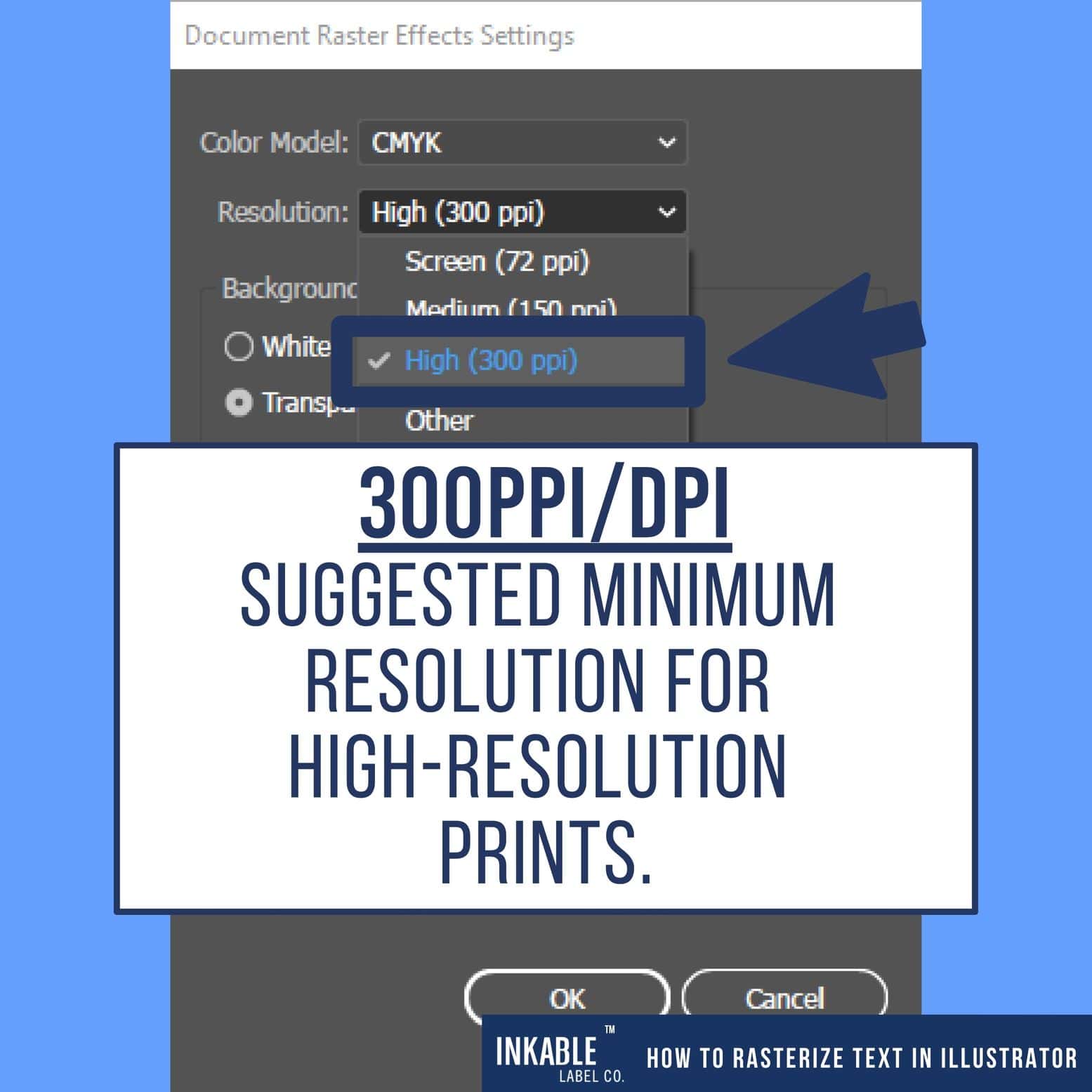 Step 7B - Select resolution