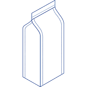 Quad Seal Bag (with fold over bottom)